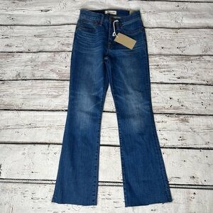 NWT Madewell Cali Demi Boot Jeans Size 24